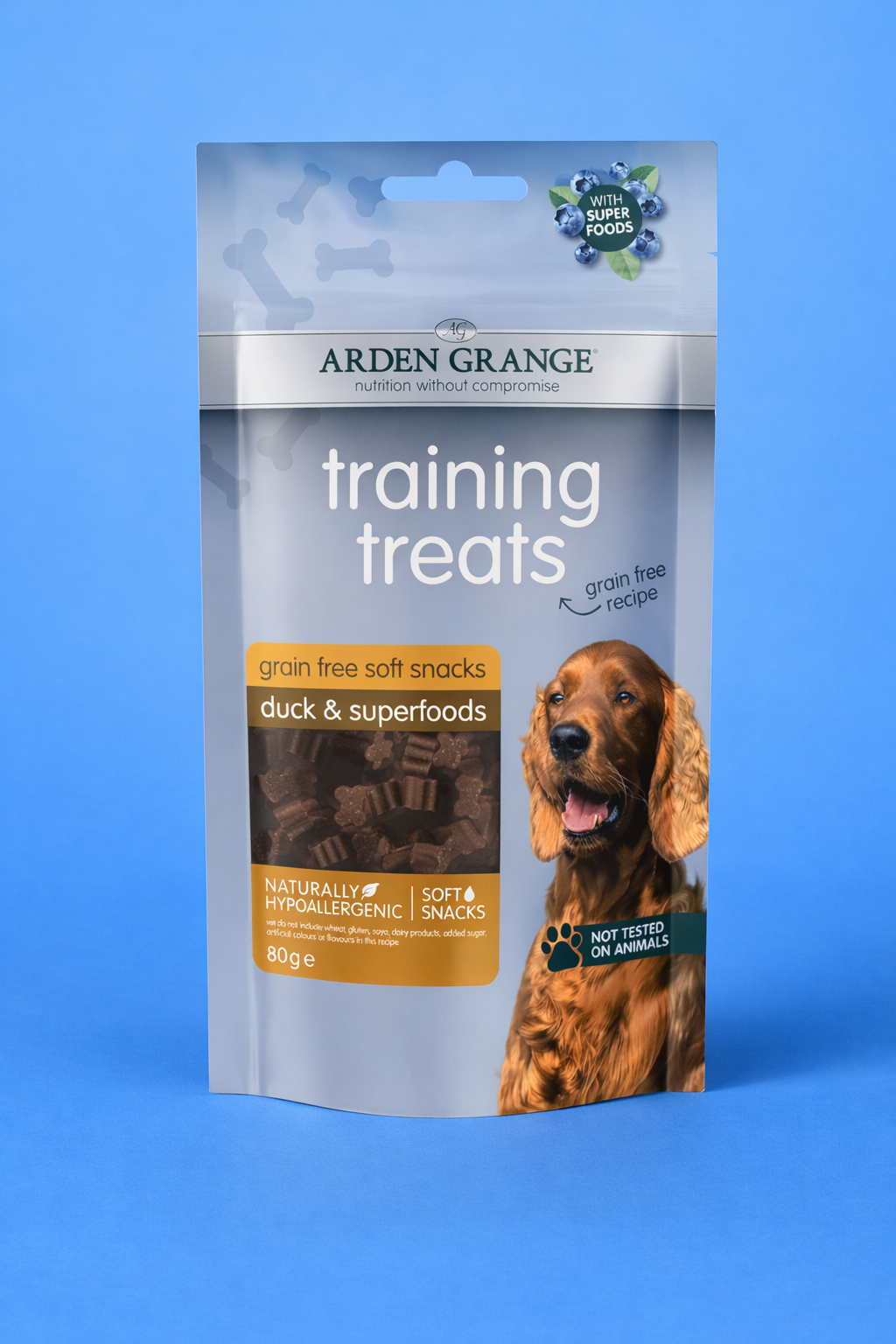 Arden Grange training treats 80 grams duck and superfoods