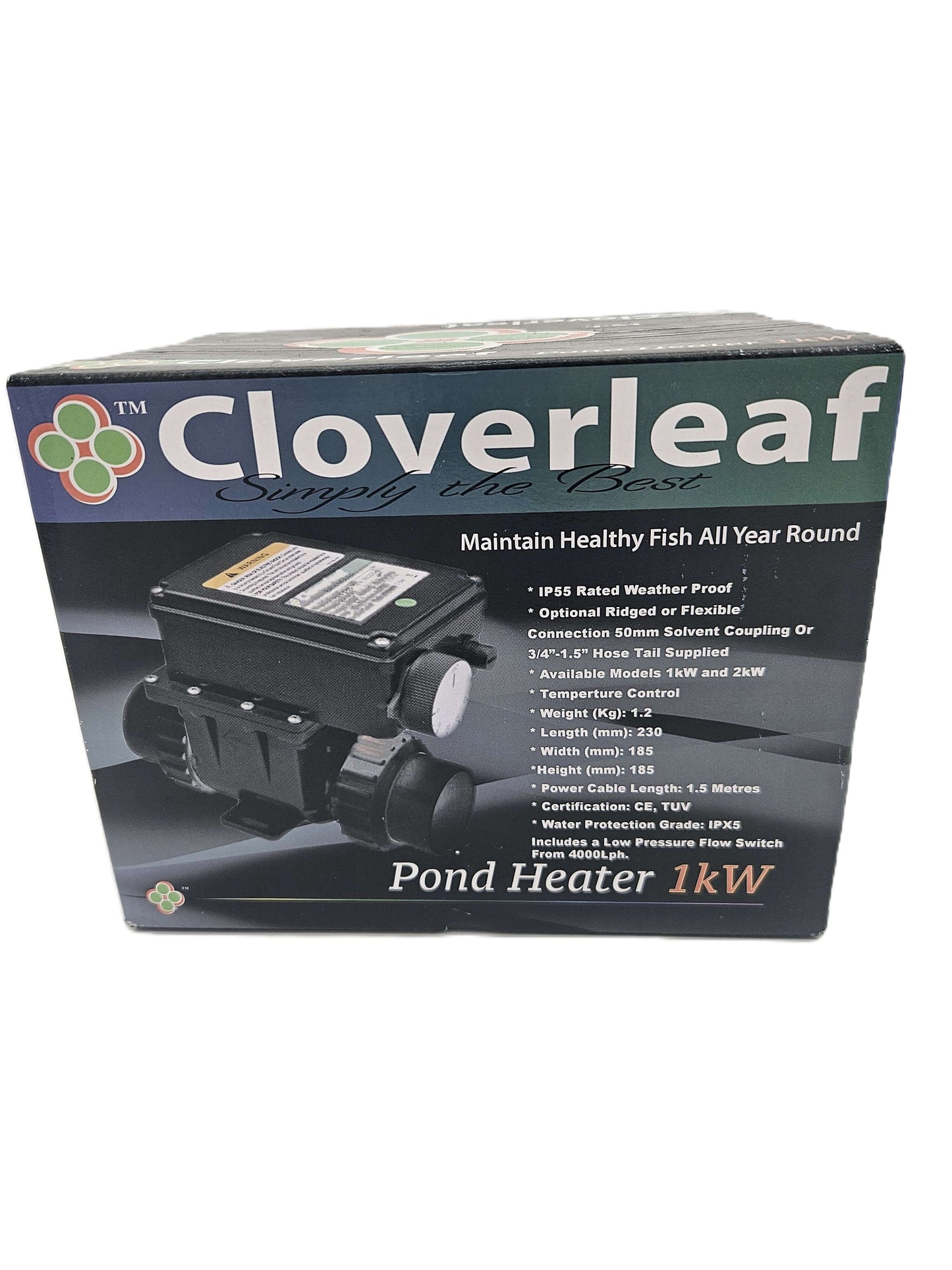 Clover Leaf Water Heater in line Pond Heater