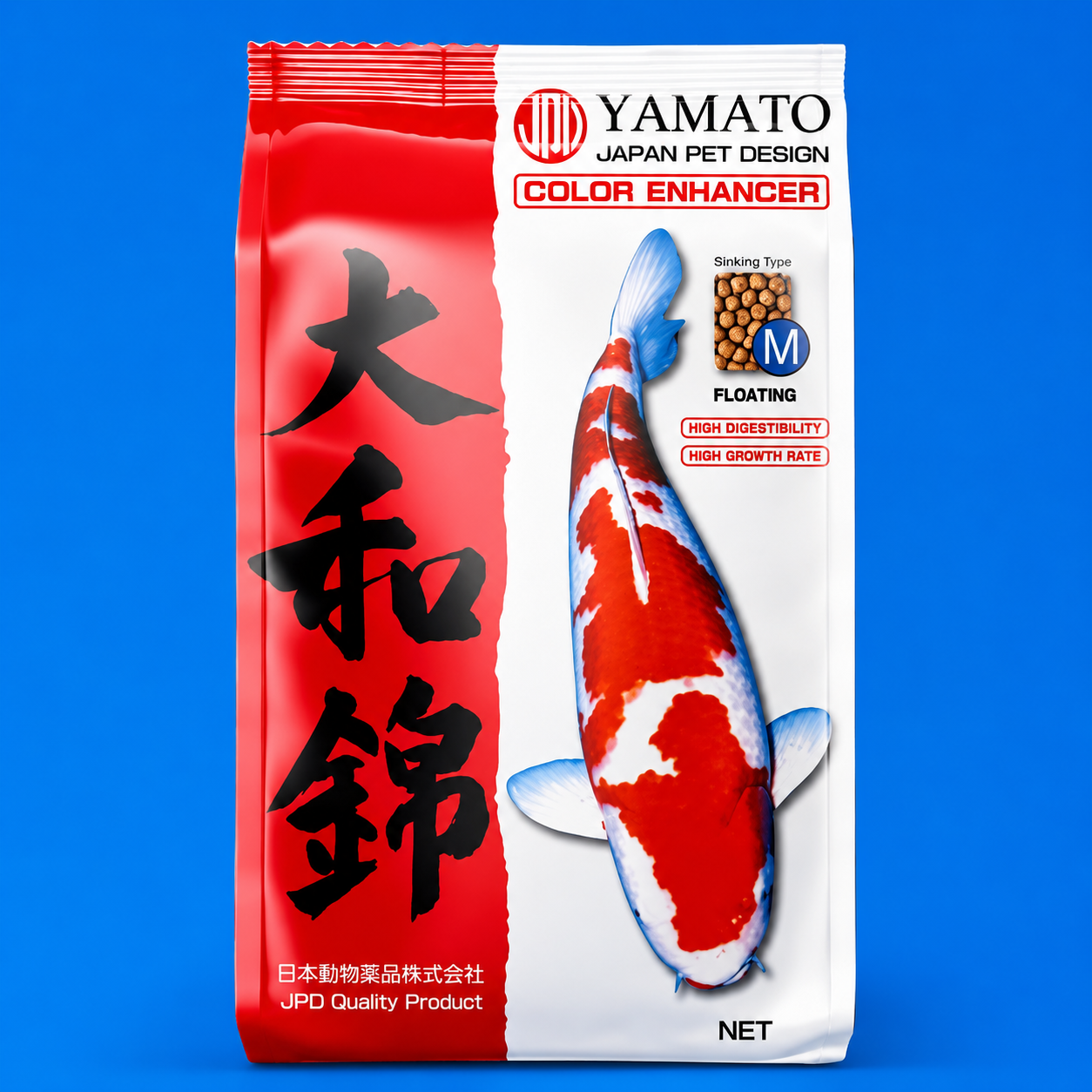 JPD Yamoto Colour 4mm floating 10kg bags
