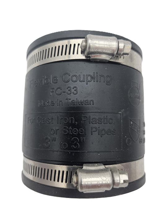 Flexible Coupling - 75mm Straight