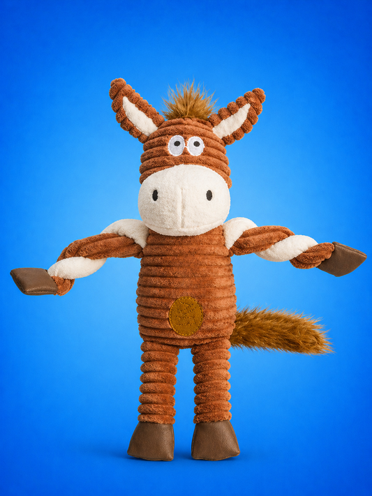 HOUSE OF PAWS HORSE PLUSH DOG TOY