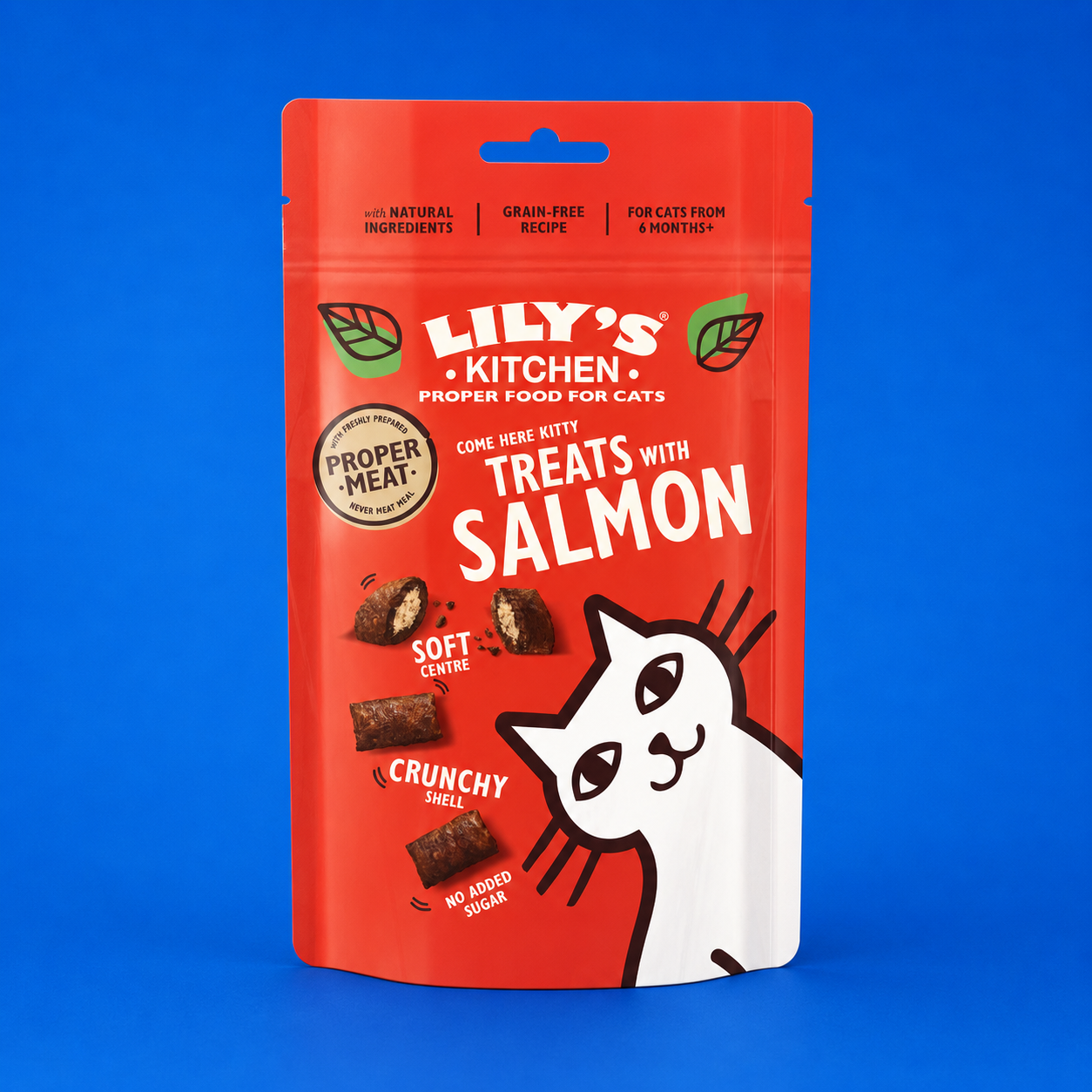 Lilys Kitchen Salmon Treat for Cats 60g