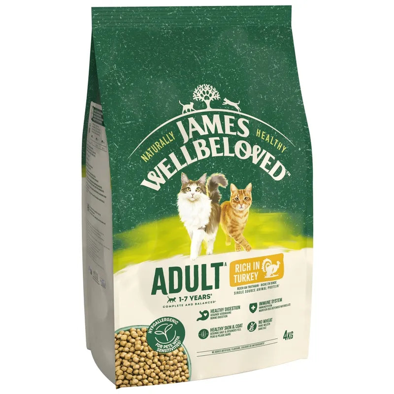 James Wellbeloved Cat Adult Turkey 1.5kg