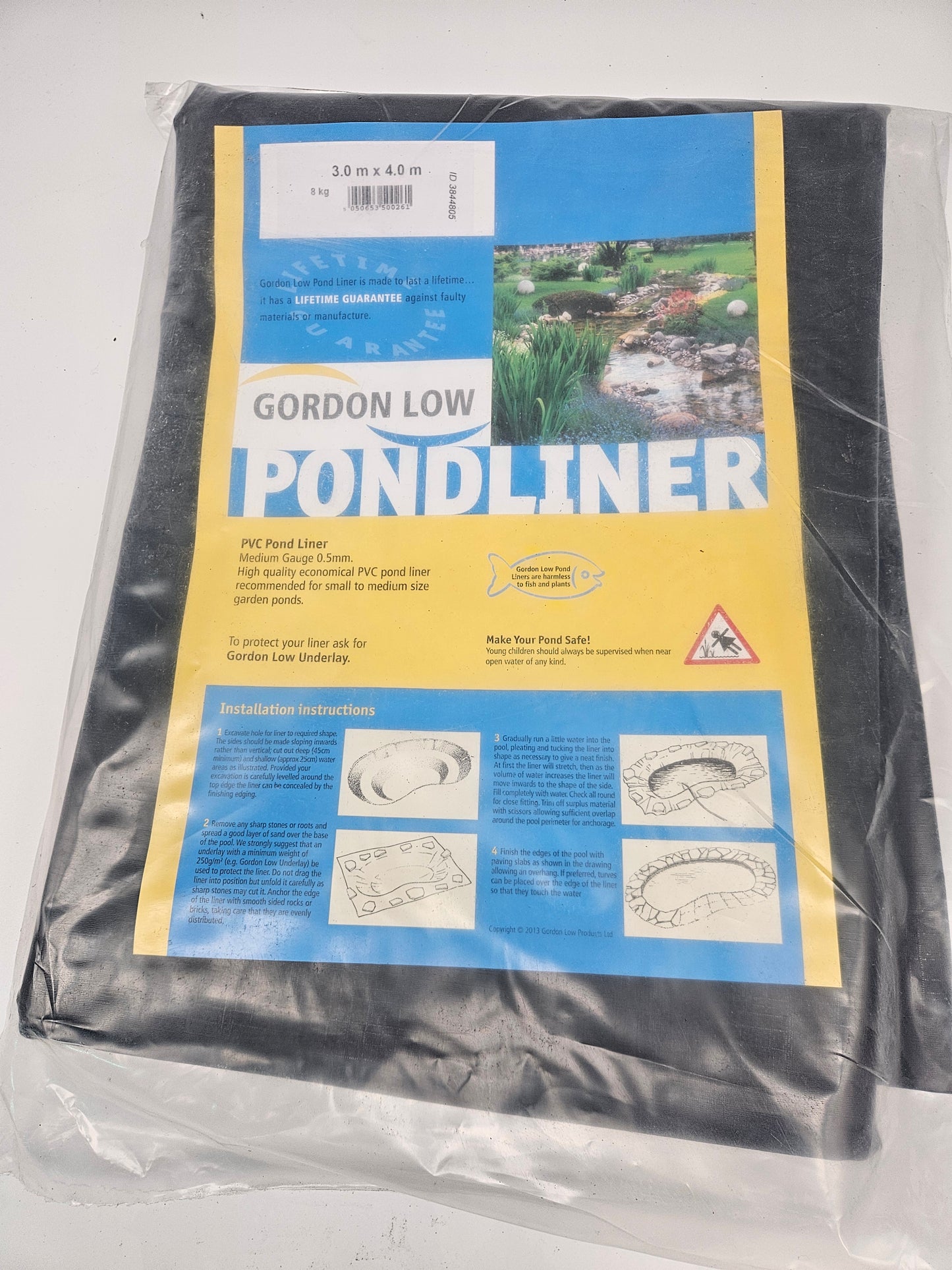 Pond Liner (Small - Medium Ponds) by Gordon Low